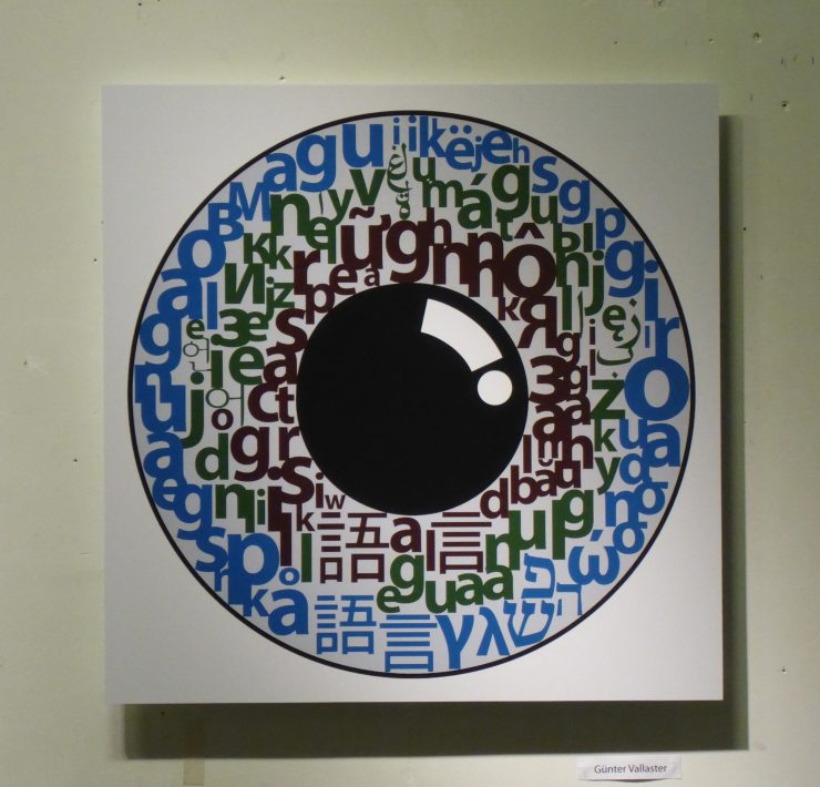 Günter Vallaster Iris Visuelle Poesiegalerie 2018