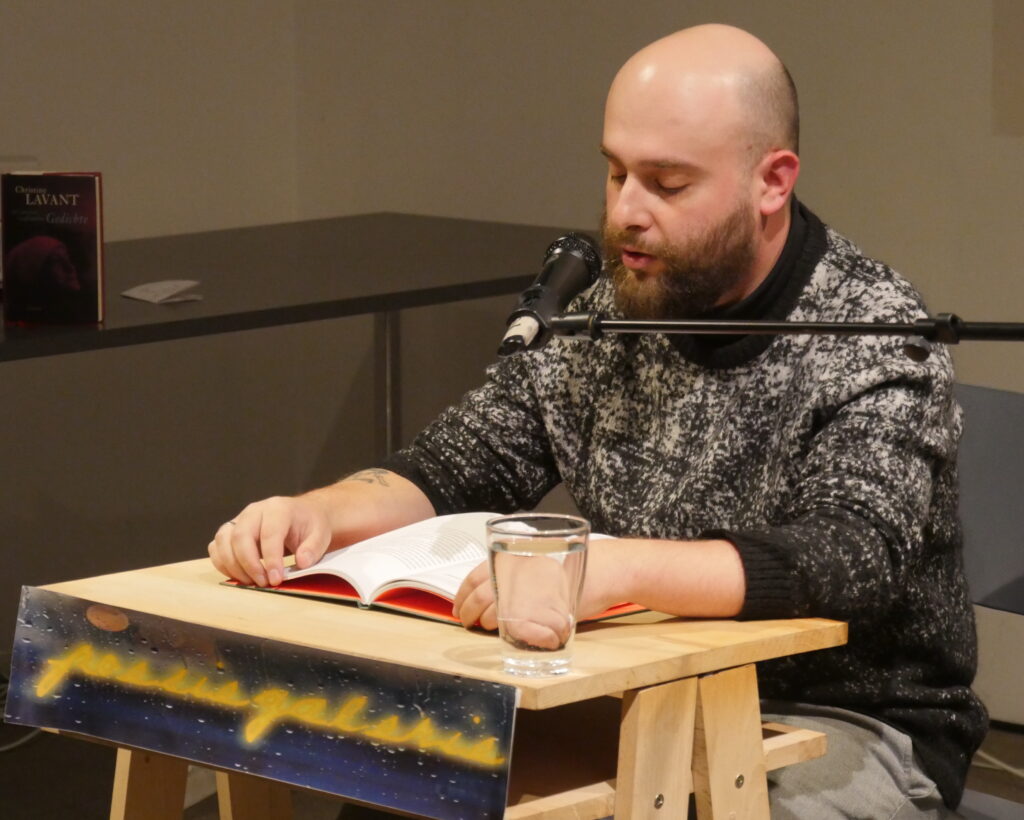 Yevgeniy Breyger Lesung bei der Poesiegalerie am 11.11.23