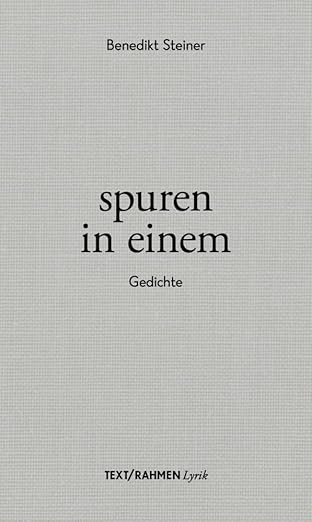 Cover spuren in einem von Benedikt Steiner